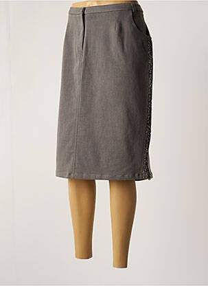 Fustă midi gri MERI & ESCA femeie