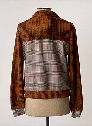 Jachete casual guler tip costum maro MERI & ESCA femeie