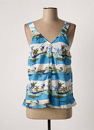 Top albastru AGATHE & LOUISE femeie