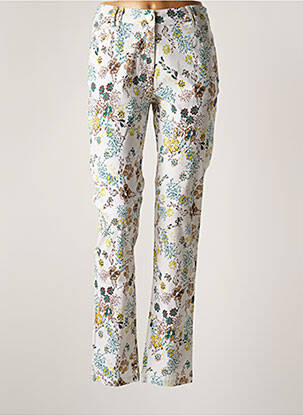 Pantalon slim alb AGATHE & LOUISE femeie