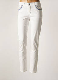Pantalon slim talie joasă talie joasă bej COWBOYSBELT femeie