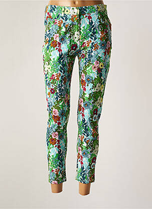 Pantalon 7/8 verde AGATHE & LOUISE femeie