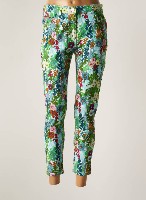 Pantalon 7/8 verde AGATHE & LOUISE femeie