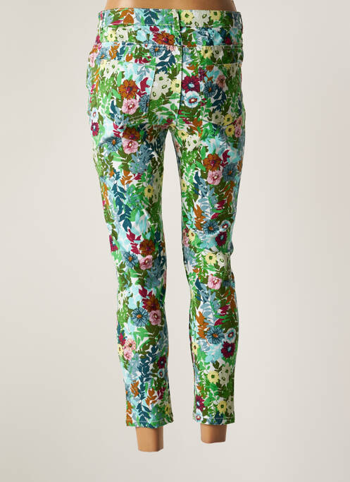 Pantalon 7/8 verde AGATHE & LOUISE femeie