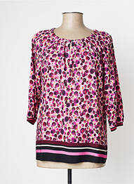Top guler rotund mâneci 3/4 violet BETTY BARCLAY femme