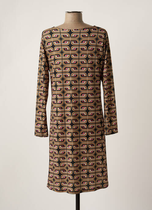 Rochie midi galben TINTA STYLE femeie