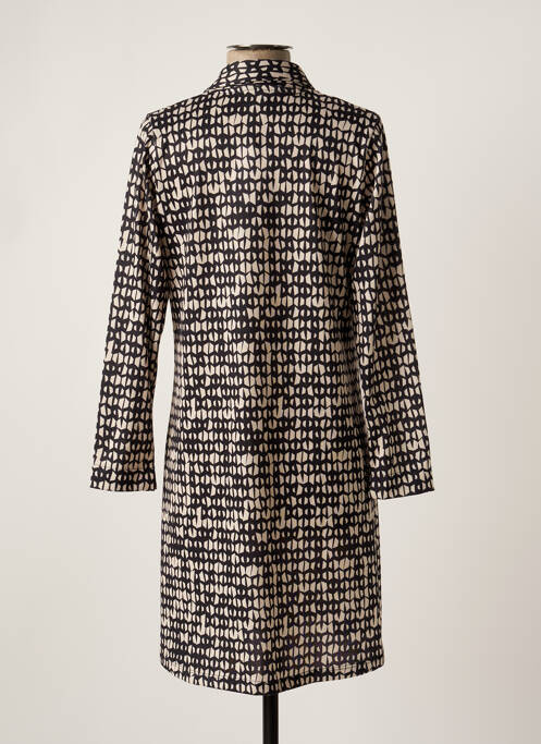 Rochie midi croială fluidă mâneci lungi negru TINTA STYLE femme