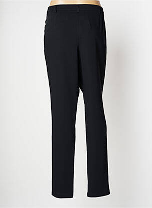 Pantalon slim talie elastică mărime normală negru CHRISTINE LAURE femeie