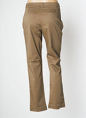 Pantalon 7/8 elasticitate mărime normală maro CHRISTINE LAURE femeie