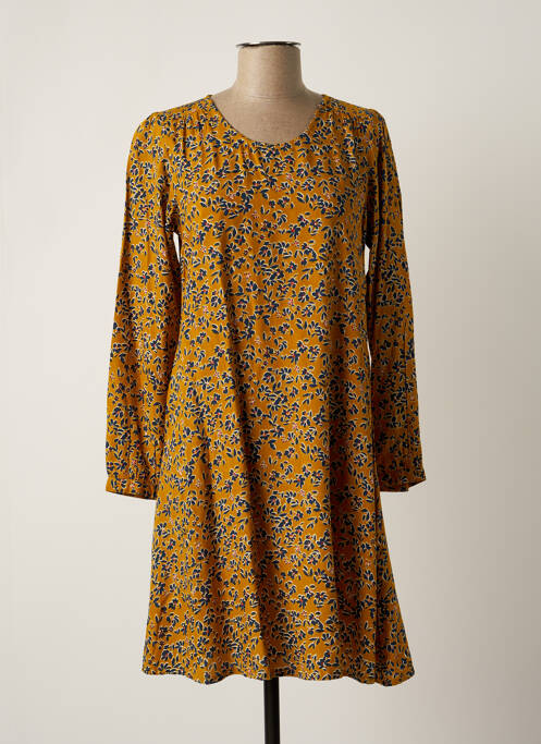 Rochie midi galben AGATHE & LOUISE femeie