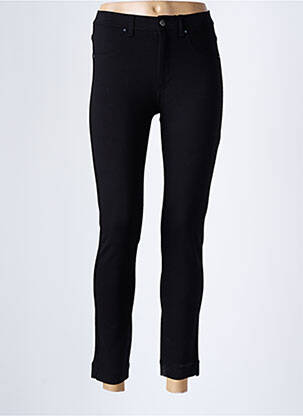 Pantalon slim elasticitate mărime normală negru IMPAQT femeie