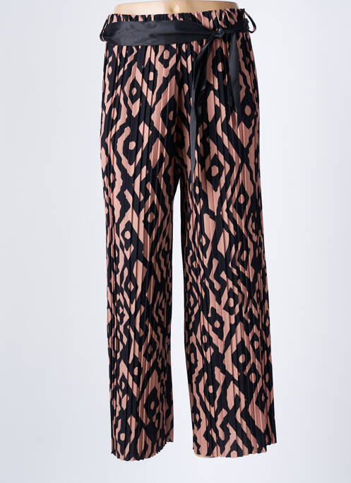 Pantalon larg croială fluidă mărime normală negru ITALIAN STYLE femme