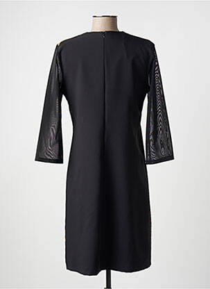 Rochie midi mâneci 3/4 mâneci 3/4 negru RINASCIMENTO femeie