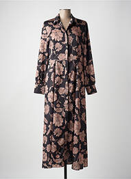 Rochie lungă mâneci lungi mâneci lungi negru GAUDI femme