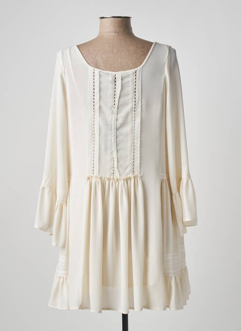 Rochie scurtă bej EUREKA femeie