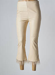 Pantalon 7/8 bej RINASCIMENTO femeie
