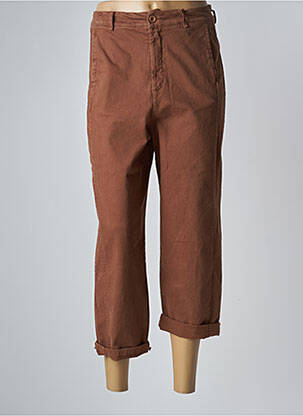 Pantalon 7/8 maro ANNA femeie