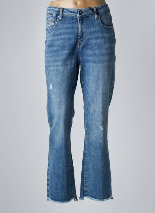 Blugi cu croială dreaptă albastru GAUDI femeie
