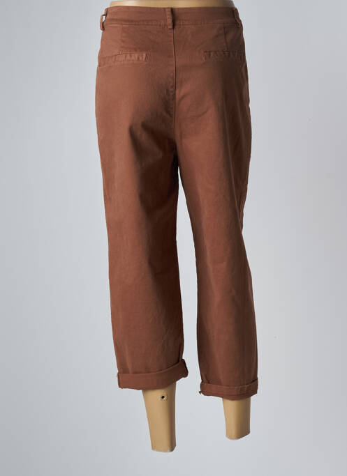 Pantalon 7/8 maro ANNA femeie