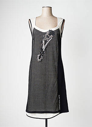 Rochie midi mâneci scurte mâneci scurte negru ELISA CAVALETTI femeie