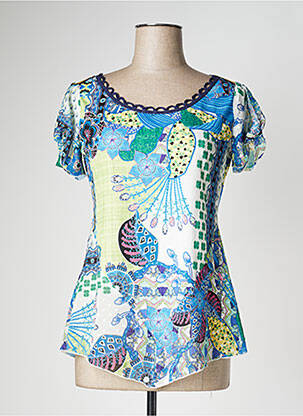 Top albastru LO! LES FILLES femeie