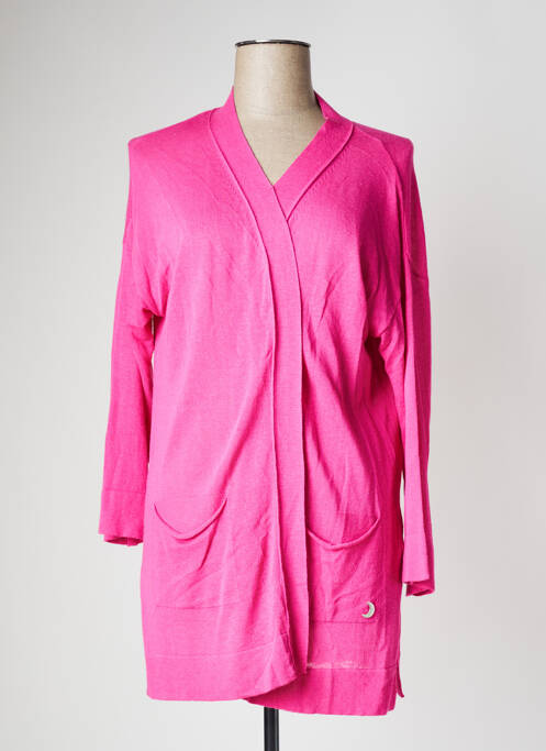 Vestă cu mâneci lungi roz SEE THE MOON femeie