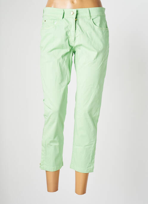 Pantalon trei sferturi verde ZERRES femeie