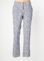 Pantalon chino albastru ÉTYMOLOGIE femme