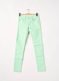 Pantalon slim talie joasă talie joasă verde CHEAP MONDAY femeie