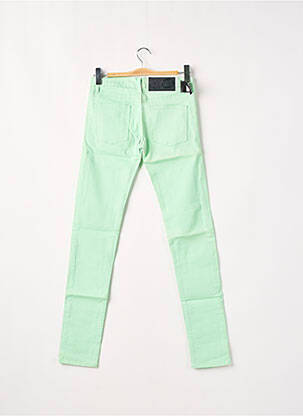 Pantalon slim talie joasă talie joasă verde CHEAP MONDAY femeie