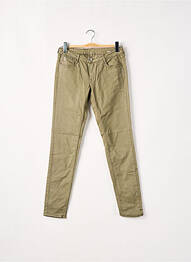 Pantalon slim talie joasă talie joasă verde LE TEMPS DES CERISES femeie