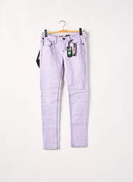 Pantalon slim talie joasă talie joasă violet ONE GREEN ELEPHANT femeie