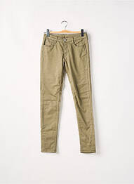 Pantalon slim talie joasă talie joasă verde LE TEMPS DES CERISES femeie