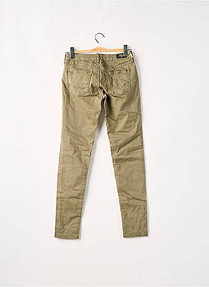 Pantalon slim talie joasă talie joasă verde LE TEMPS DES CERISES femeie