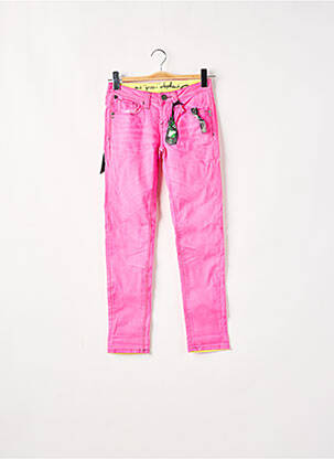 Pantalon slim roz ONE GREEN ELEPHANT femeie