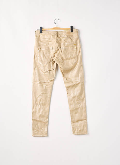 Pantalon slim bej LE TEMPS DES CERISES femeie