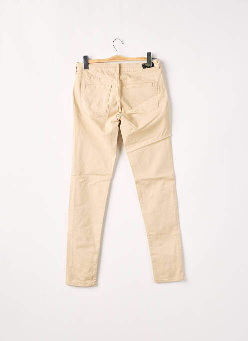 Pantalon slim bej LE TEMPS DES CERISES femeie