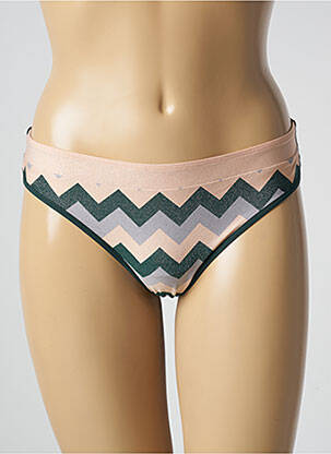 Chilot efect material satinat verde MARLIES DEKKERS femeie