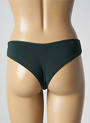 Chilot efect material satinat verde MARLIES DEKKERS femeie