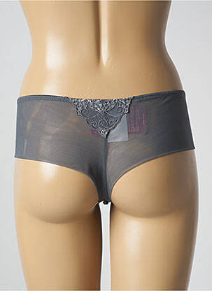 Shorty efect material satinat gri ULLA DESSOUS femeie