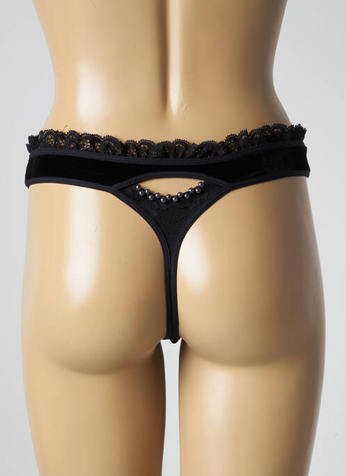 Tanga negru MARLIES DEKKERS femeie
