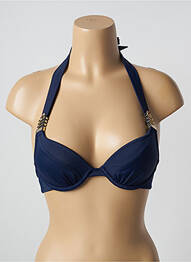 Sutien de costum de baie elasticitate top sutien push-up albastru MARLIES DEKKERS femme