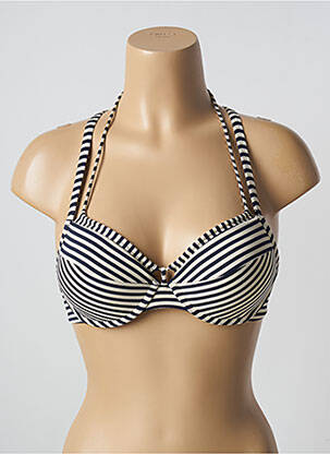 Sutien de costum de baie elasticitate top sutien push-up albastru MARLIES DEKKERS femeie