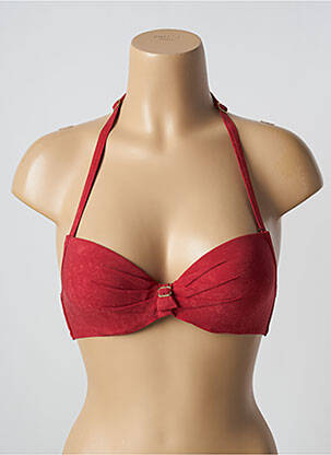 Sutien de costum de baie elasticitate top sutien push-up roșu MARLIES DEKKERS femeie