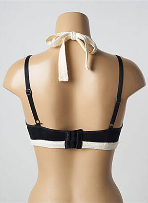 Sutien efect material satinat top sutien push-up bej MARLIES DEKKERS femeie