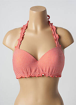 Sutien de costum de baie elasticitate top sutien modelat portocalie MARLIES DEKKERS femeie