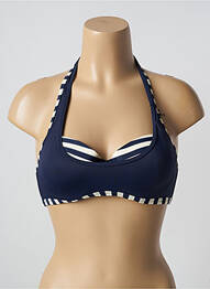Sutien de costum de baie elasticitate top sutien modelat albastru MARLIES DEKKERS femme