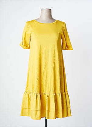 Rochie scurtă galben WEEKEND MAXMARA femeie