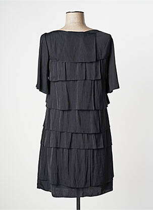 Rochie scurtă croială evazată mâneci scurte negru BEATE HEYMANN femeie