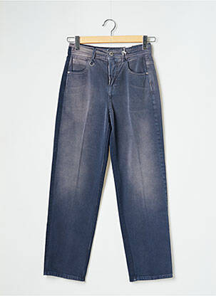 Blugi croială Mom albastru HIGH femeie